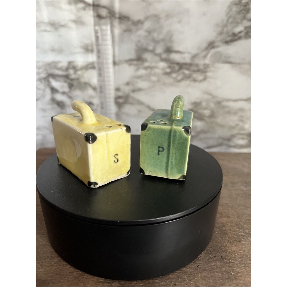 Vintage Japan Suitcase Salt & Pepper Shakers